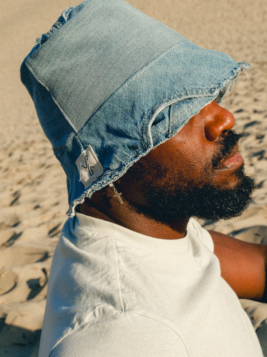 Bob Upcyclé « Bleu Denim »